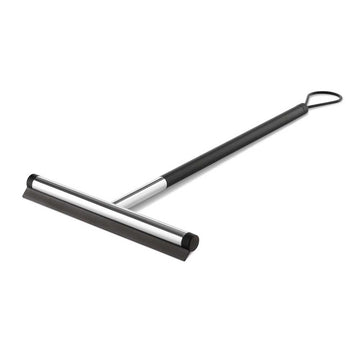 Jaz Premium Stainless Steel Shower Squeegee | Long Handle Bath Cleaning Tool