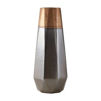 Jet Small Metallic Vase