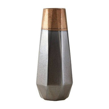 Jet Small Metallic Vase