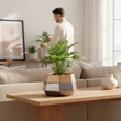 Jet Large Metallic Planter