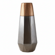 Jet Large Metallic Vase