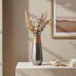 Jet Small Metallic Vase