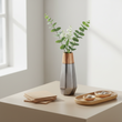 Jet Small Metallic Vase