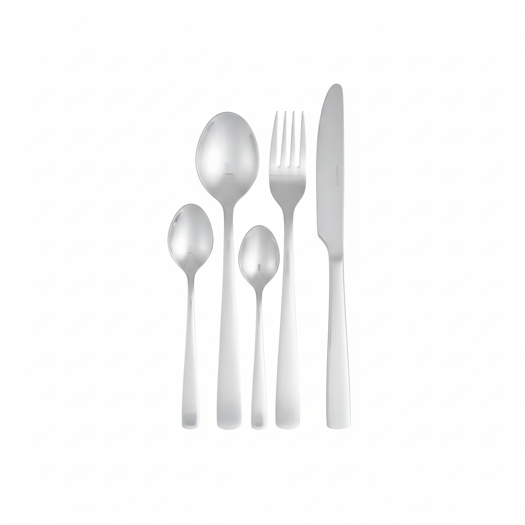 Jewel 24Pc Silver Finish Cutlery Set