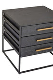 Judd Three Drawer Side Table