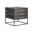 Judd Three Drawer Side Table