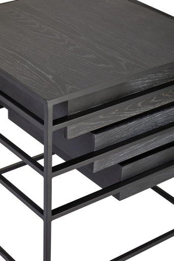 Judd Three Drawer Side Table