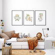 Jungle Nursery | Set of 3 wall art prints