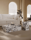 Kabelo Coffee Table Set, Sintered Stone/Marble