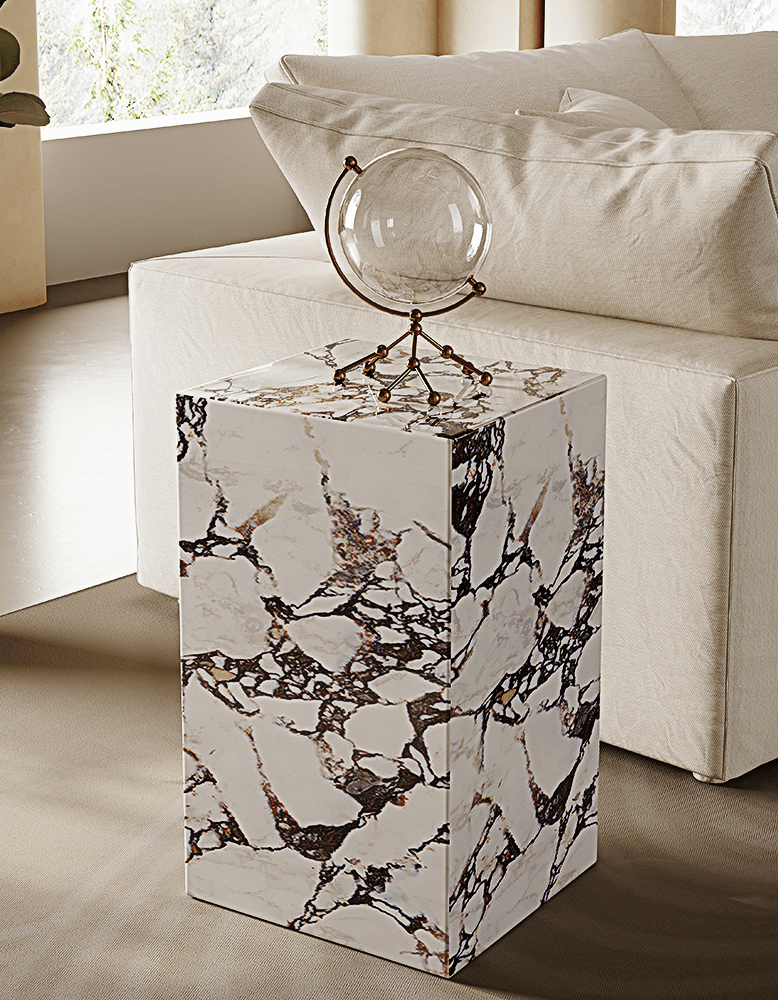 Kabelo Coffee Table Set, Sintered Stone/Marble