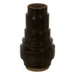 Kaga Black Earthenware Vase