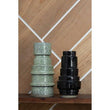 Kaga Black Earthenware Vase