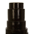 Kaga Black Earthenware Vase