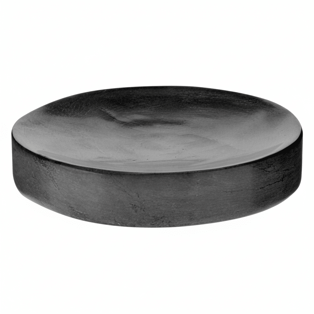 Kamal Dark Grey Marble Effect Soap Dish