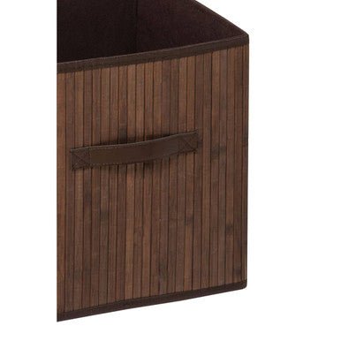 Kankyo Dark Brown Bamboo Storage Box