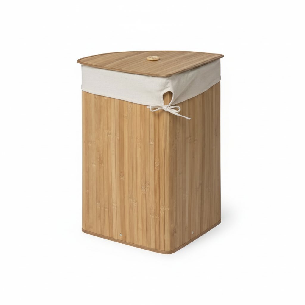 Kankyo Natural Bamboo Corner Laundry Ham