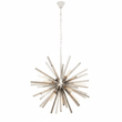 Karlo Smoke Grey Glass And Chrome Finish Light