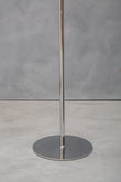 Karter Chrome Finish And White Glass Floor Lamp