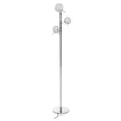 Karter Chrome Finish Table Lamp With Three Lights