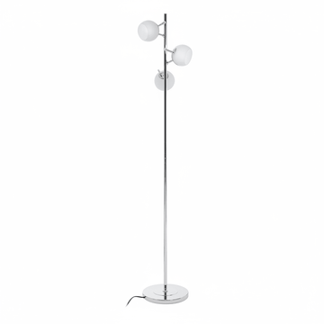 Karter Chrome Finish Table Lamp With Three Lights
