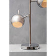 Karter Chrome Finish Table Lamp With Two Lights