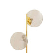 Karter Silver Glass With Gold Finish Table Lamp