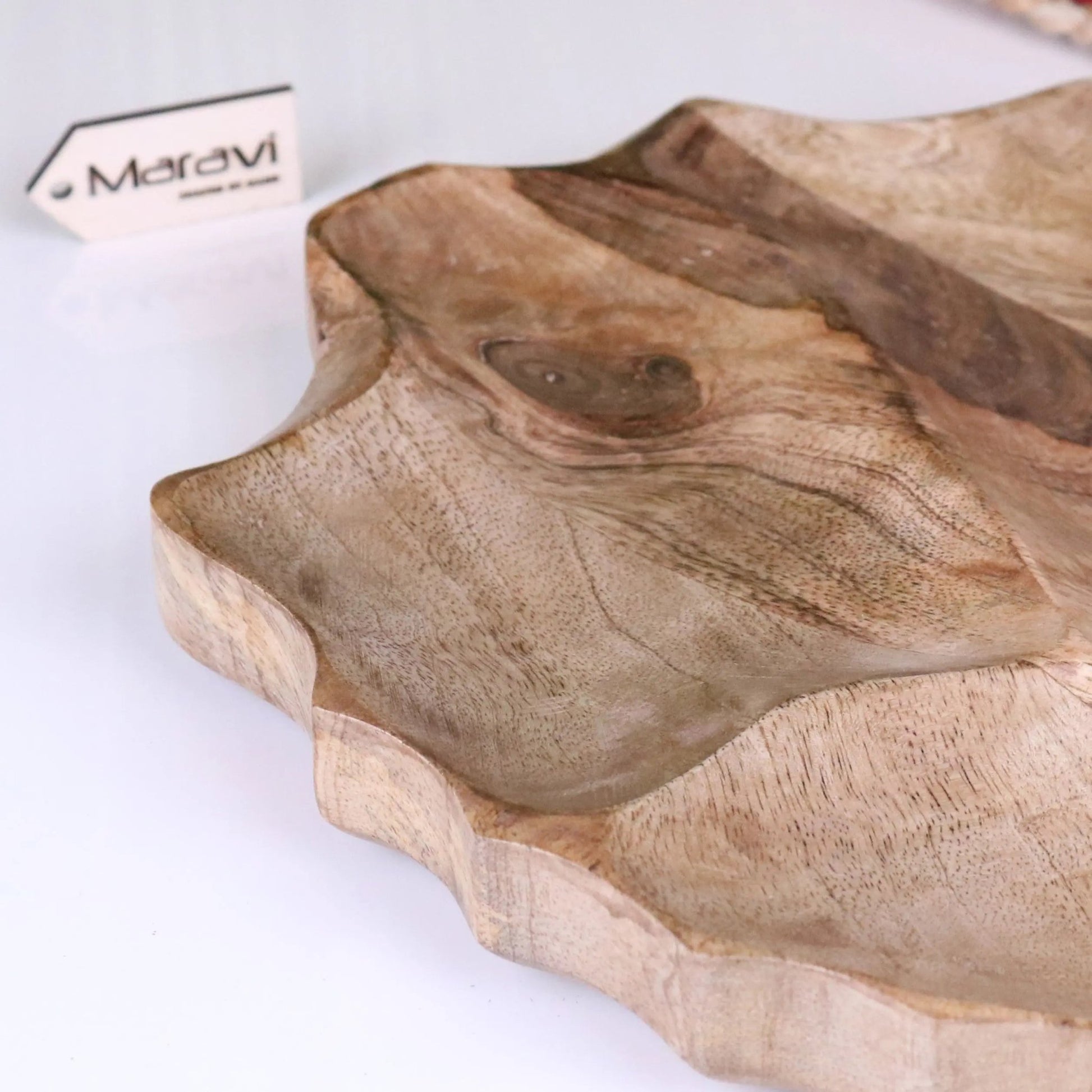 Kavira Divided Serving Dish Mango Wood