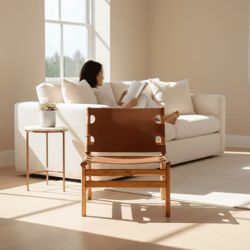 Kendari Antique Leather Chair