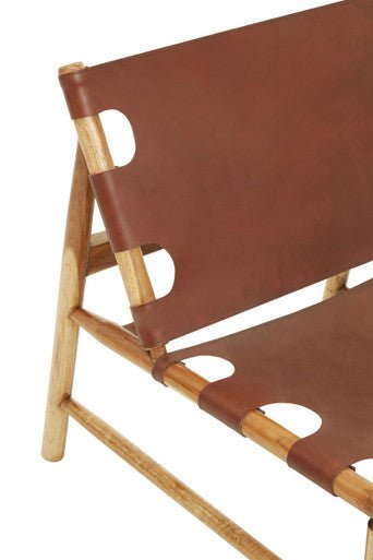 Kendari Antique Leather Chair