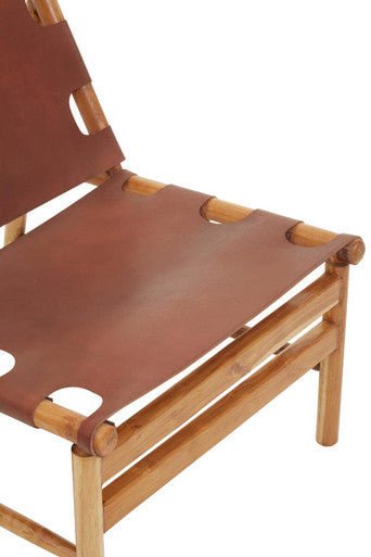 Kendari Antique Leather Chair