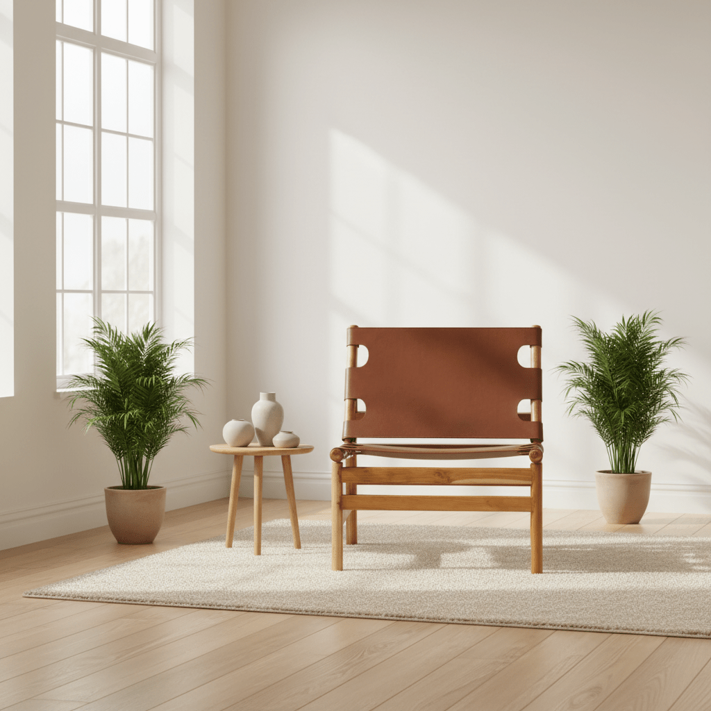 Kendari Antique Leather Chair