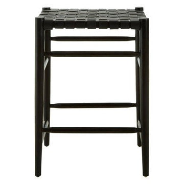 Kendari Barstool with Black Leather Strap