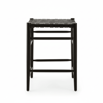 Kendari Barstool with Black Leather Strap