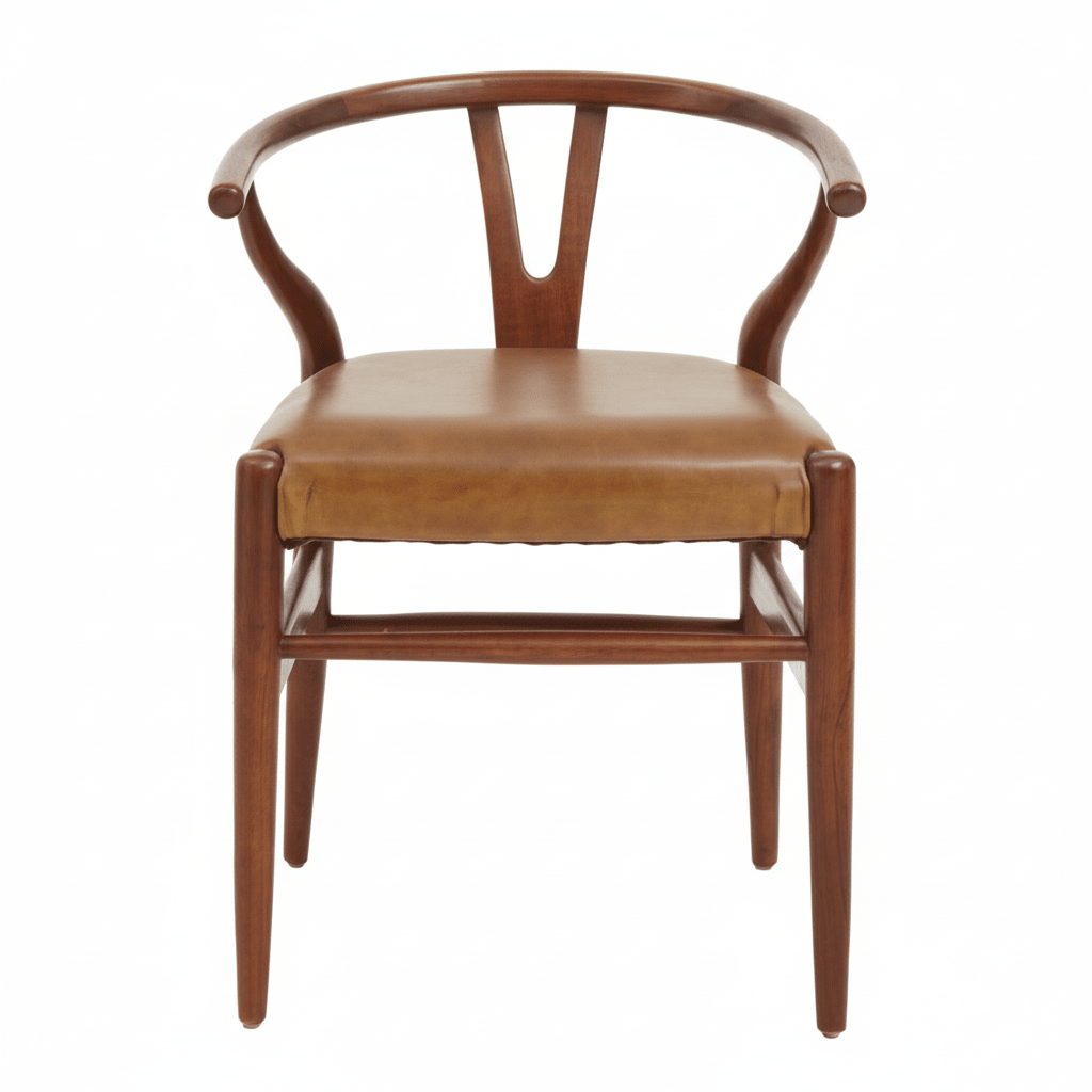 Kendari Cow Camel Leather Chair