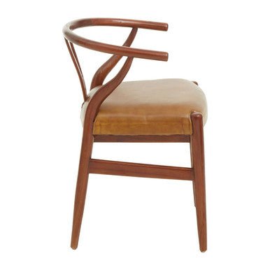 Kendari Cow Camel Leather Chair