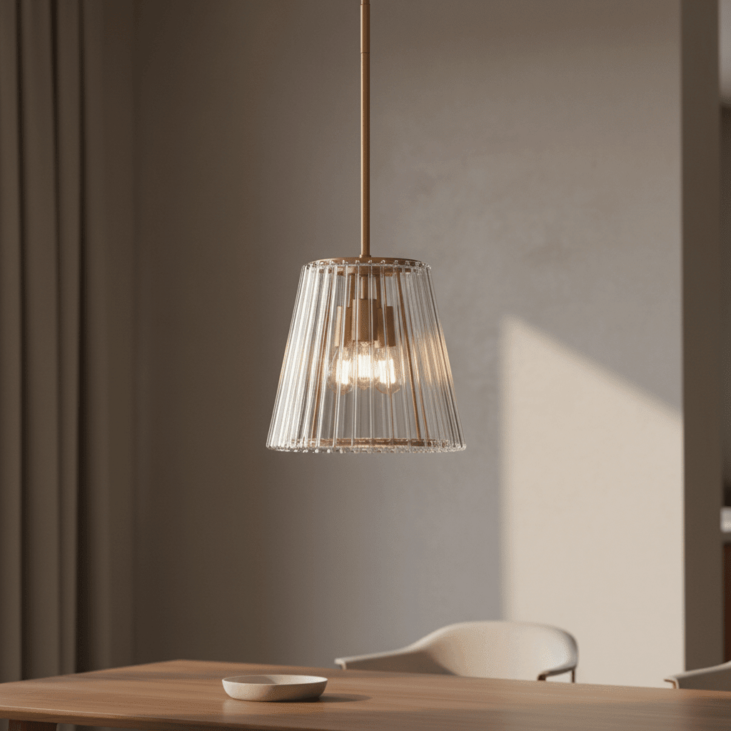 Kensington Townhouse 3 Bulb Bronze Pendant Light