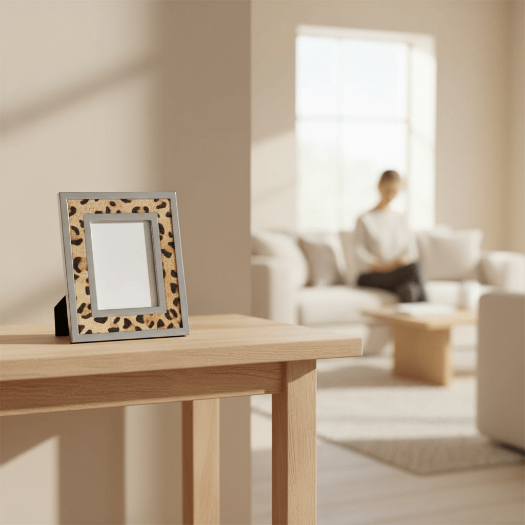 Kensington Townhouse 4 x 6 Leopard Design Photo Frame