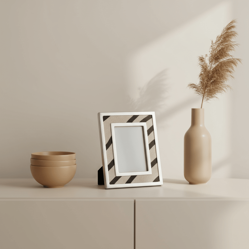 Kensington Townhouse 4in x 6in Zebra Design Photo Frame