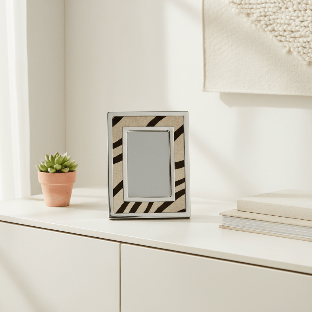 Kensington Townhouse 4in x 6in Zebra Design Photo Frame
