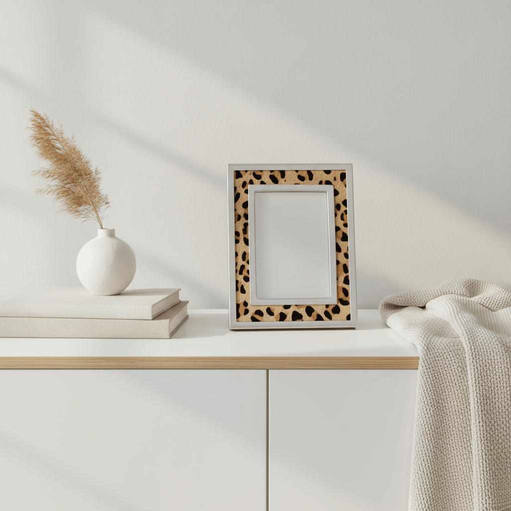 Kensington Townhouse 5 x 7 Leopard Design Photo Frame