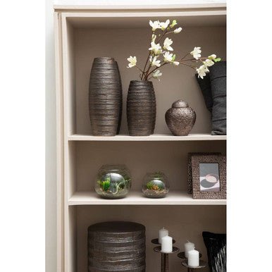 Kensington Townhouse Arya Set of 2 Pewter Jars