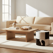 Kensington Townhouse Black And White Cowhide Stool