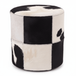 Kensington Townhouse Black And White Cowhide Stool