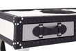 Kensington Townhouse Black And White Genuine Cowhide Console Table