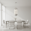 Kensington Townhouse Chrome Finish 6 Bulb Pendant Light