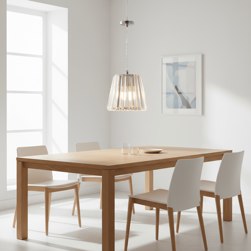 Kensington Townhouse Chrome Pendant Light