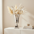 Kensington Townhouse Large Silver Finish Fluted Vase