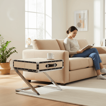 Kensington Townhouse Leather End Table