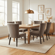 Kensington Townhouse Mink Winged Dining Chair