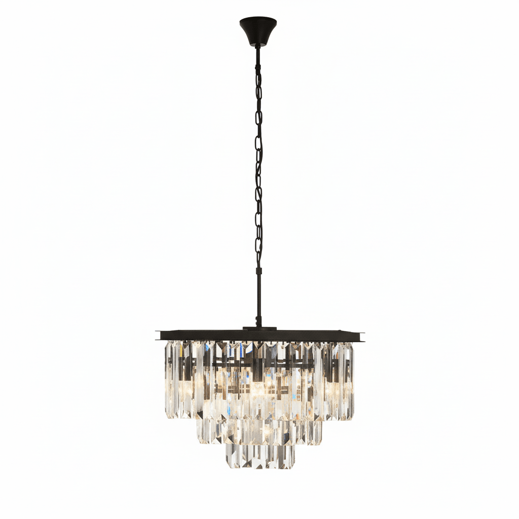 Kensington Townhouse Multi Crystal Pendant Light